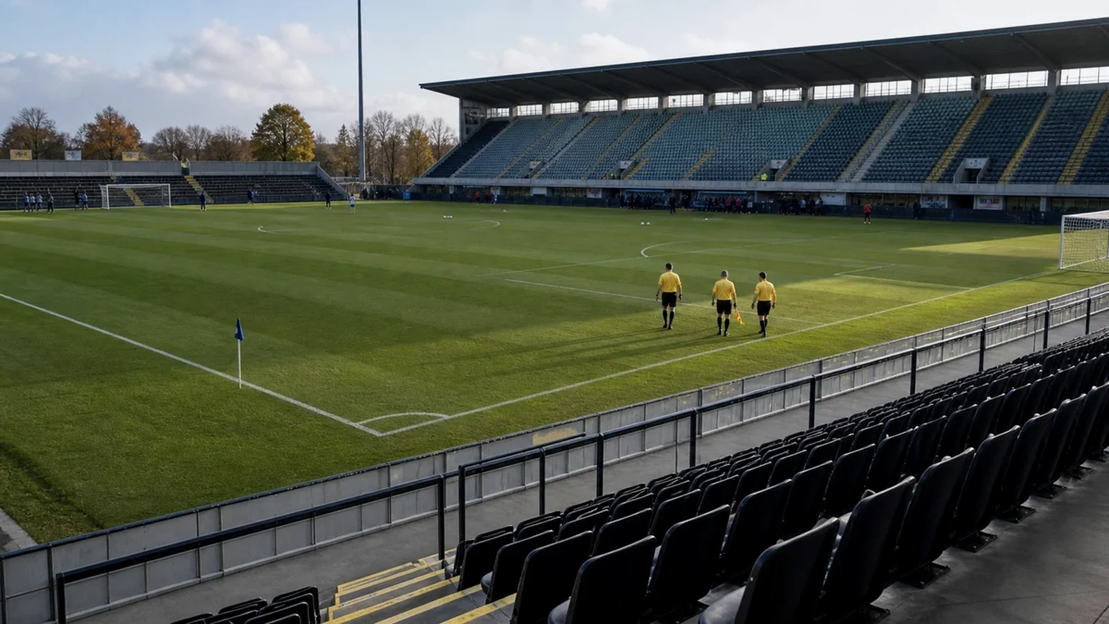 Primeira Liga-arena i kvällsljus